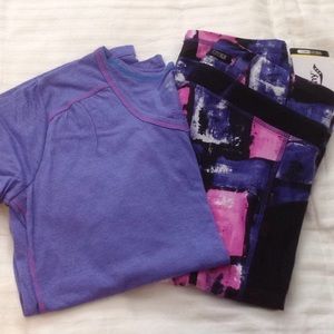 Columbia shirt & Saucony rundry pants